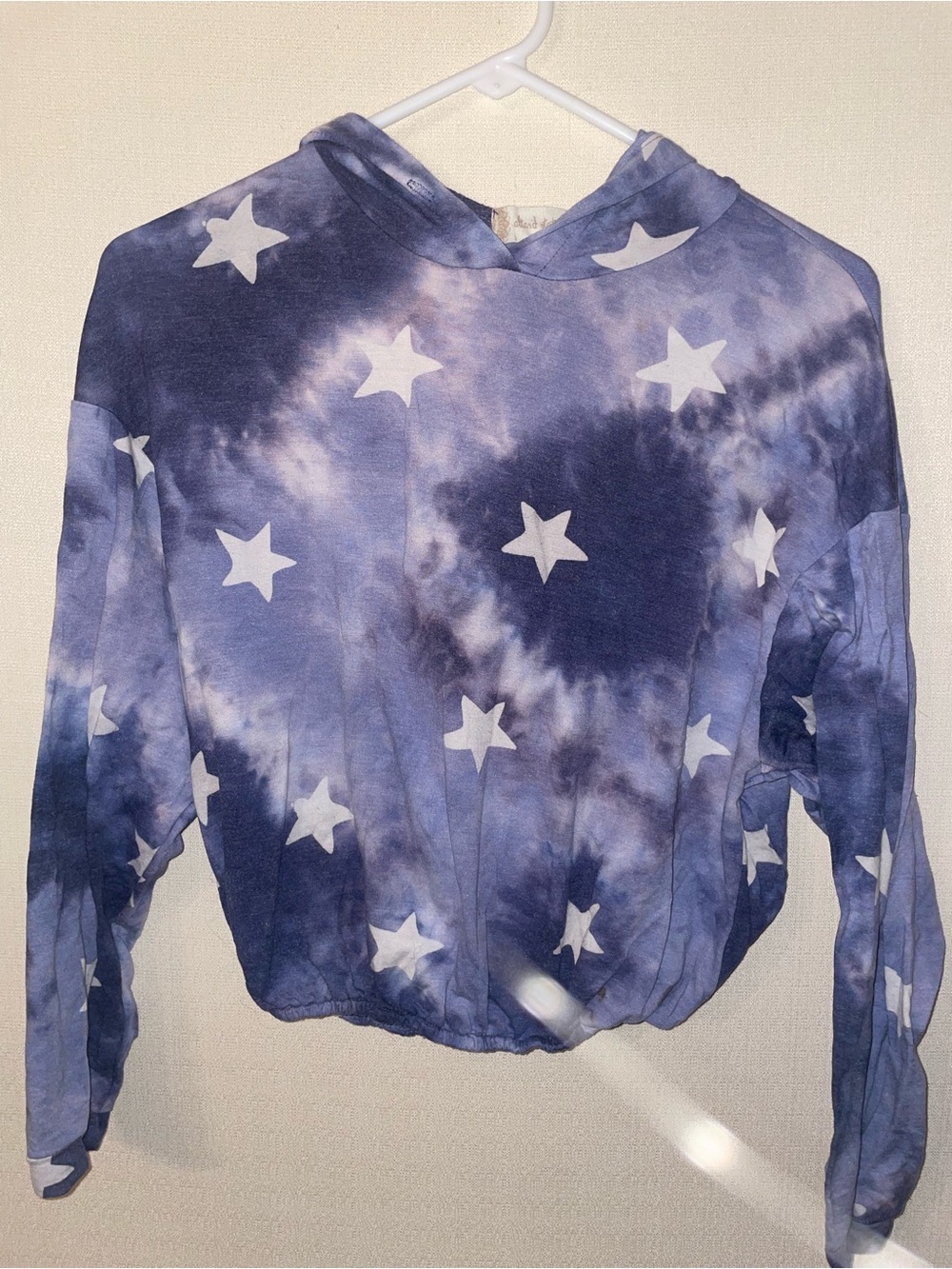 Altar'd State size small Blue Tie-Dye Star Hoodie